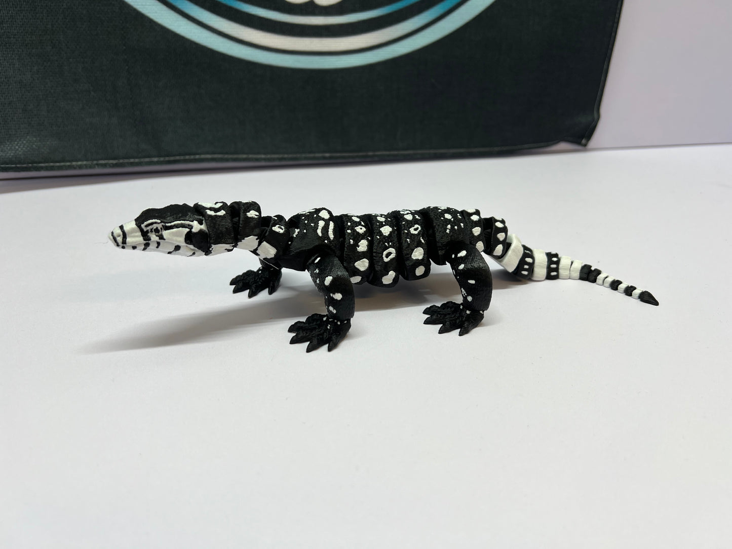 Asian water monitor Black/white